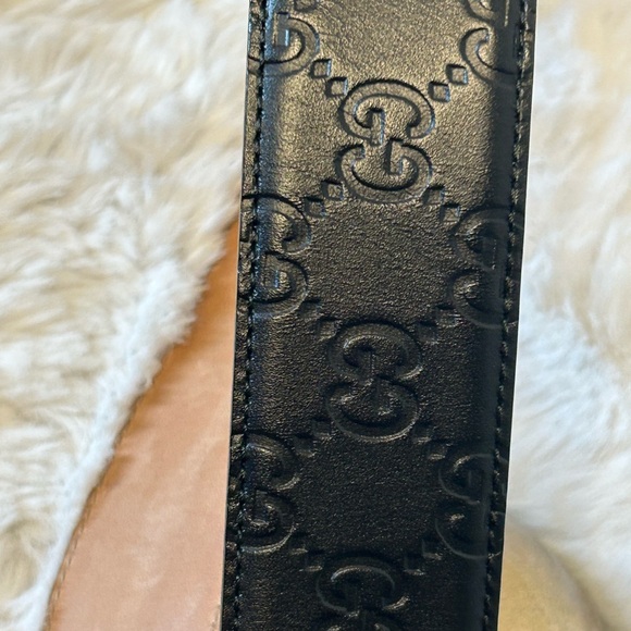 Gucci Black Guccissima Leather Belt - Picture 12 of 16